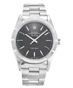 Rolex Air-King 34mm Black Baton Dial 14010