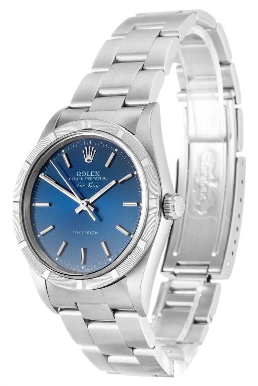 Rolex Air-King 34mm Blue Baton Dial 14010M - Image 3