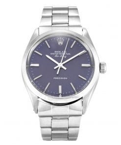 Rolex Air-King 34mm Blue Baton Dial 5500