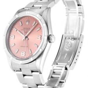 Rolex Air-King 34mm Salmon Quarter Arabic Dial 14010M