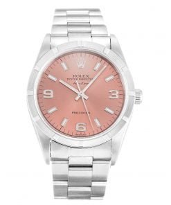 Rolex Air-King 34mm Salmon Quarter Arabic Dial 14010M