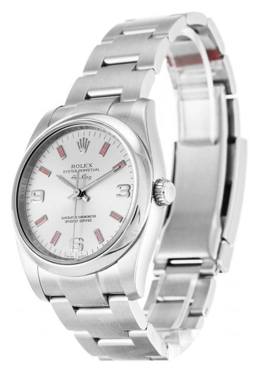 Rolex Air-King 34mm White Quarter Arabic Dial 114200 - Image 2