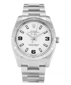 Rolex Air-King 34mm White Dial 114210