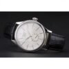 Rolex Cellini White Dial Stainless Steel Case Black Leather Strap