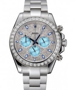 Rolex Cosmograph Daytona Diamond Dial Stainless Steel Case And Bracelet 1454251