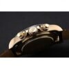 Rolex Cosmograph Daytona Gold Case White Dial Brown Leather Bracelet 622633