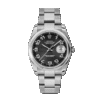 Rolex Datejust 116200BKCAO 36MM Black Concentric Dial Silver-tone Case