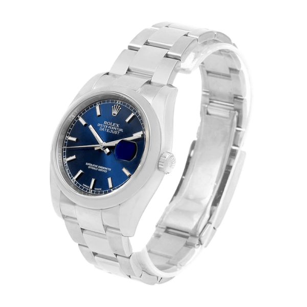 Rolex Datejust 116200BLSO 36MM Blue Dial Silver-tone Case - Image 3