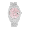 Rolex Datejust 116200PFAJ 36MM Pink Floral Dial Silver-tone Case