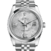 Rolex Datejust 116200SFAJ 36MM Silver Floral Dial Silver-tone Case