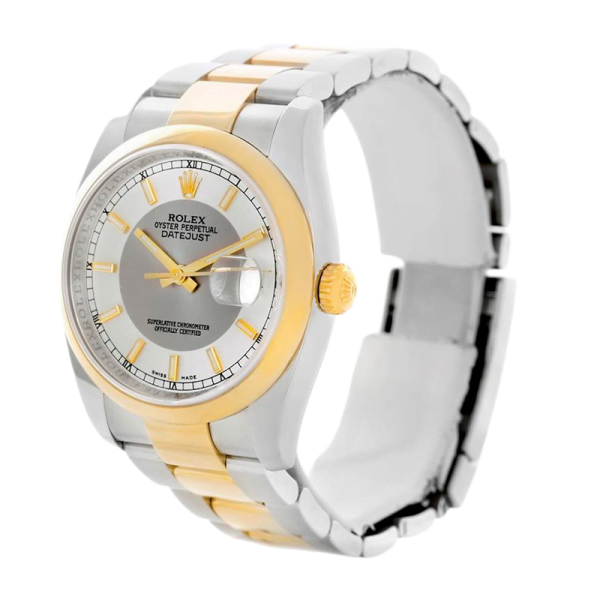 Rolex Datejust 116203STSO 36MM Silver Tuxedo Dial Silver-tone Case - Image 3