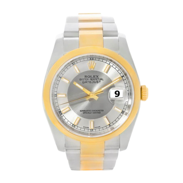 Rolex Datejust 116203STSO 36MM Silver Tuxedo Dial Silver-tone Case - Image 2