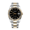 Rolex Datejust 116233BKSO 36MM Black Dial Silver-tone Case