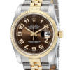 Rolex Datejust 116233BRAJ 36MM Brown Dial Silver-tone Case
