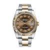 Rolex Datejust 116233BRAO 36MM Brown Dial Silver-tone Case