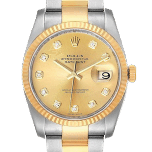 Rolex Datejust 116233CDO 36MM Champagne Dial Silver-tone Case