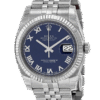 Rolex Datejust 116234BLRJ 36MM Blue Dial Silver-tone Case