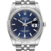Rolex Datejust 116234BLSJ 36MM Blue Dial Silver-tone Case