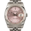 Rolex Datejust 116234PSJ 36MM Pink Dial Silver-tone Case