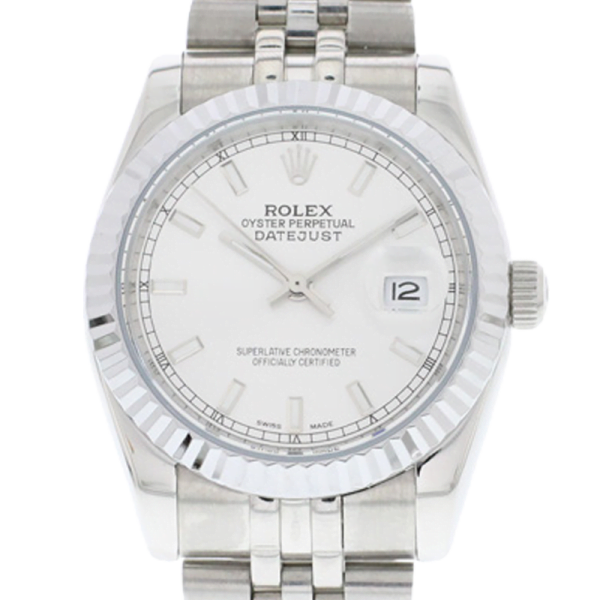 Rolex Datejust 116234WSJ 41MM White Dial Silver-tone Case