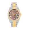 Rolex Datejust 116243BKMDO 36MM Mother of Pearl Silver-tone Case