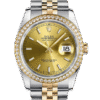 Rolex Datejust 116243CSJ 36MM Champagne Dial Silver-tone Case