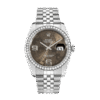 Rolex Datejust 116244BFAJ 36MM Bronze Floral Dial Silver-tone Case