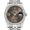 Rolex Datejust 116244BFAJ 36MM Bronze Floral Dial Silver-tone Case