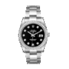 Rolex Datejust 116244BKDO 36MM Black Dial Silver-tone Case