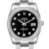 Rolex Datejust 116244BKDO 36MM Black Dial Silver-tone Case