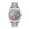 Rolex Datejust 116244BKMDJ 36MM Mother of Pearl Silver-tone Case
