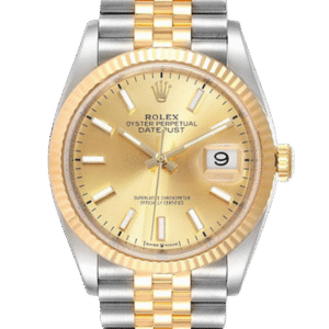 Rolex Datejust 126233CSJ 36MM Champagne Dial Silver-tone Case