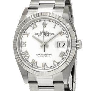 Rolex Datejust 126234WRO 36MM White Dial Silver-tone Case