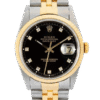 Rolex Datejust 16233BKDJ 36MM Black Dial Silver-tone Case
