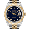 Rolex Datejust 16233BLDJ 36MM Blue Vignette Dial Silver-tone Case