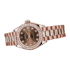 Rolex Datejust 279135rbr-0017 28MM Brown Dial Rose Gold-tone Case