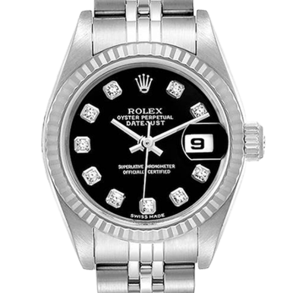 Rolex Datejust 279174 28MM Black Dial Silver-tone Case