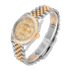 Rolex Datejust M126233-0037 36MM Gold Dial Silver-tone Case