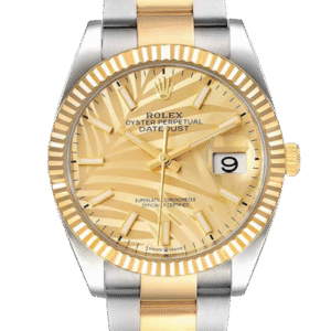 Rolex Datejust M126233-0038 36MM Gold Dial Silver-tone Case
