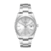 Rolex Datejust m126200-0002 36MM Silver Floral Dial Silver-tone Case