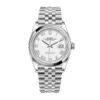 Rolex Datejust m126200-0007 36MM White Dial Silver-tone Case