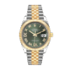 Rolex Datejust m126233-0025 36MM Green Dial Silver-tone Case