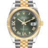 Rolex Datejust m126233-0025 36MM Green Dial Silver-tone Case