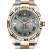 Rolex Datejust m126233-0036 36MM Wimbledon Dial Silver-tone Case