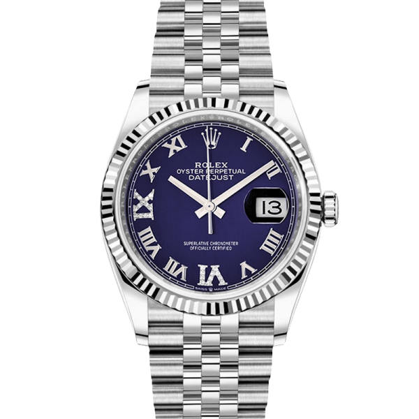 Rolex Datejust m126234-0021 36MM Blue Dial Silver-tone Case - Image 2