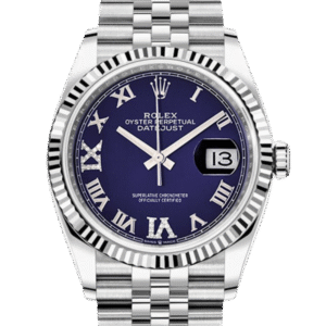 Rolex Datejust m126234-0021 36MM Blue Dial Silver-tone Case