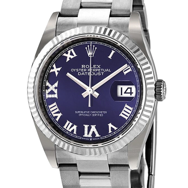 Rolex Datejust m126234-0022 36MM Blue Dial Silver-tone Case