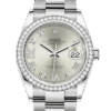 Rolex Datejust m126234-0030 36MM Silver Dial Silver-tone Case
