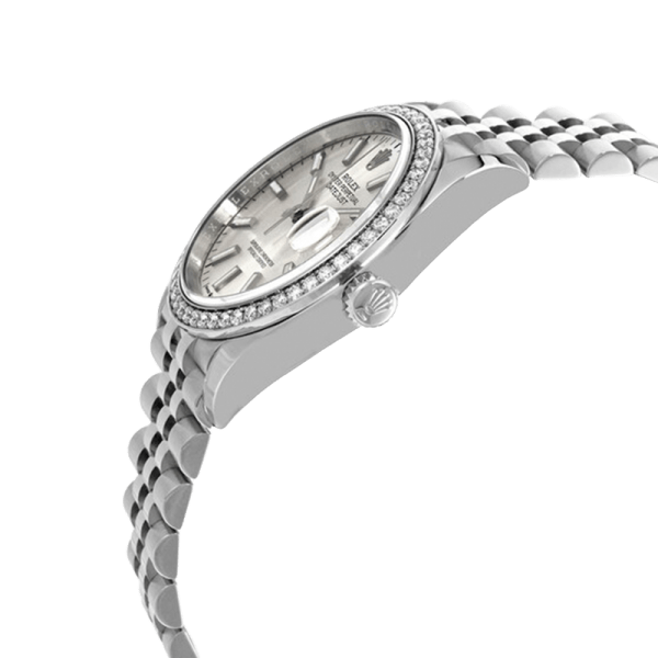 Rolex Datejust m126284rbr-0005 36MM Silver Dial Silver-tone Case - Image 3