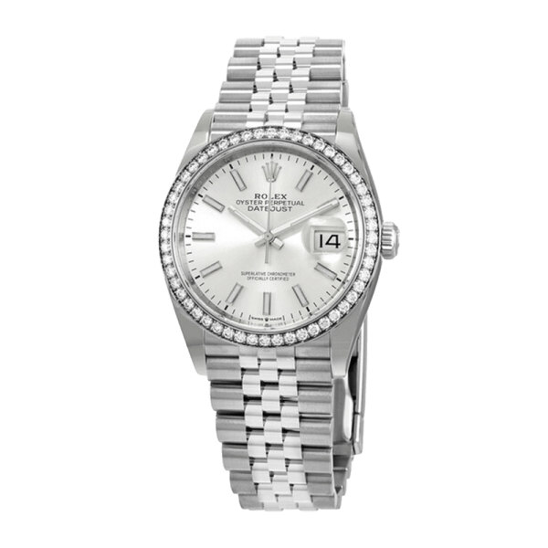 Rolex Datejust m126284rbr-0005 36MM Silver Dial Silver-tone Case - Image 2